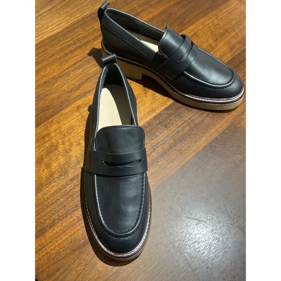 Everlane Black Loafers with Tan Sole - Picture 6 of 12